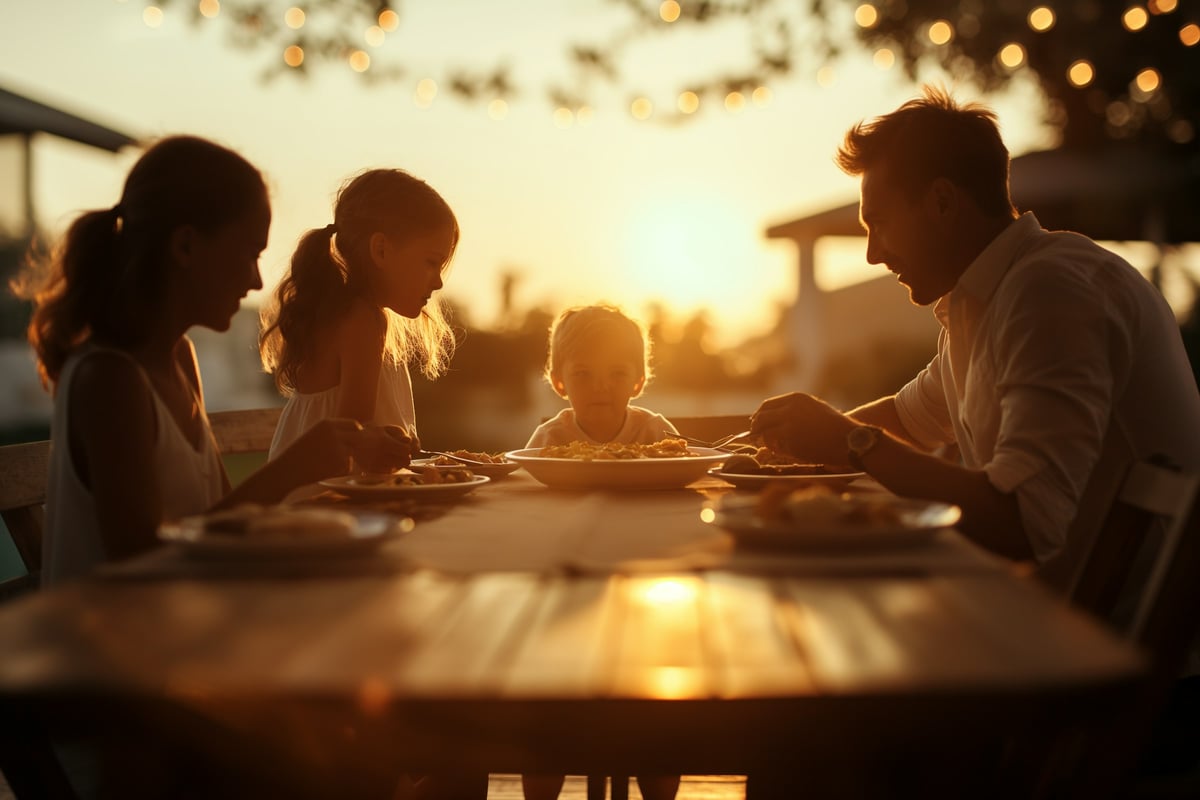 family-dinner-outdoors-at-sunset-jdvmn